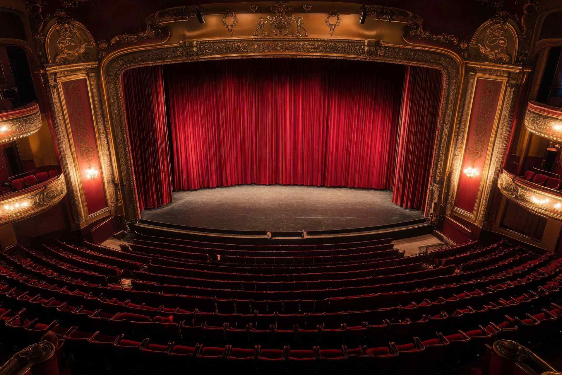 Wide angle of a theatre