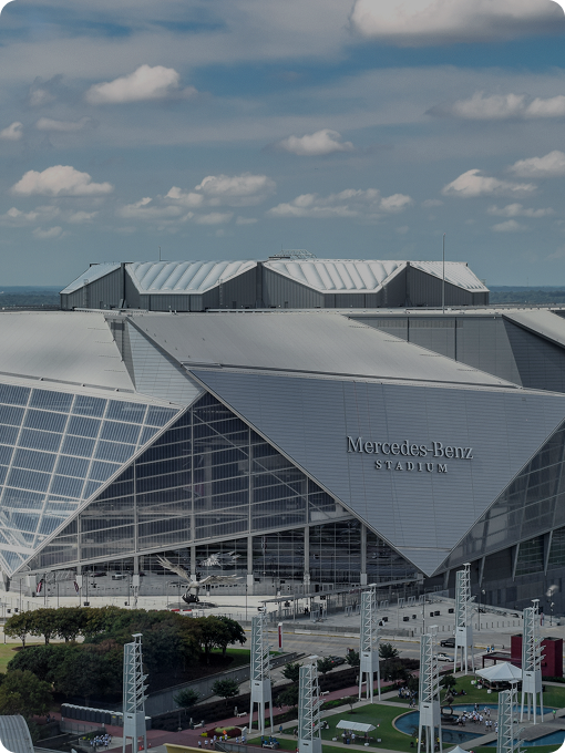 Exterior of the Georgia World Congress Center in Atlanta.