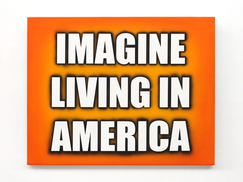 IMAGINE LIVING IN AMERICA by Hunter Harvey