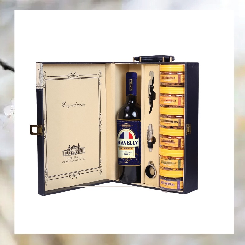 hộp quà bằng da