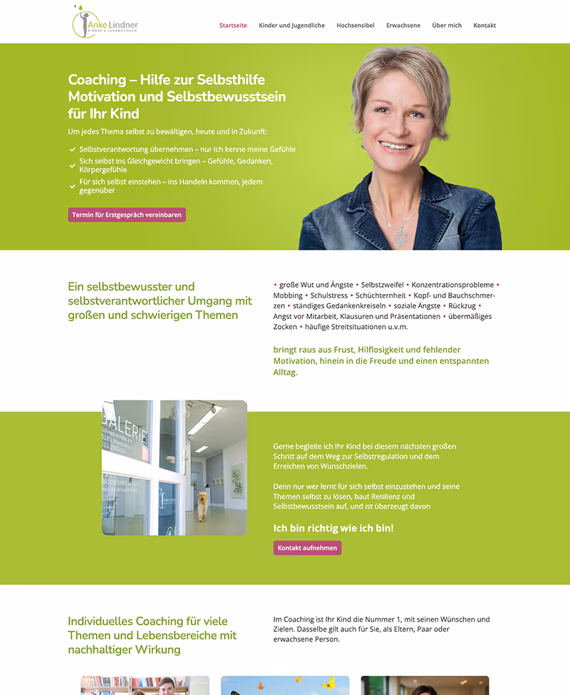 [digital project] image of past client project on a laptop screen in a modern office