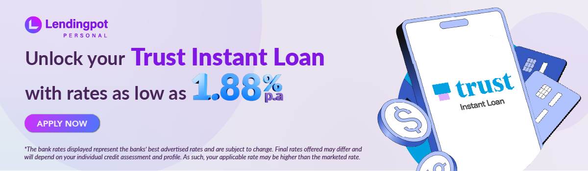Trust Bank instant loan promotion with interest rates from 2.22% p.a. (EIR 4.22% p.a.) – Apply now