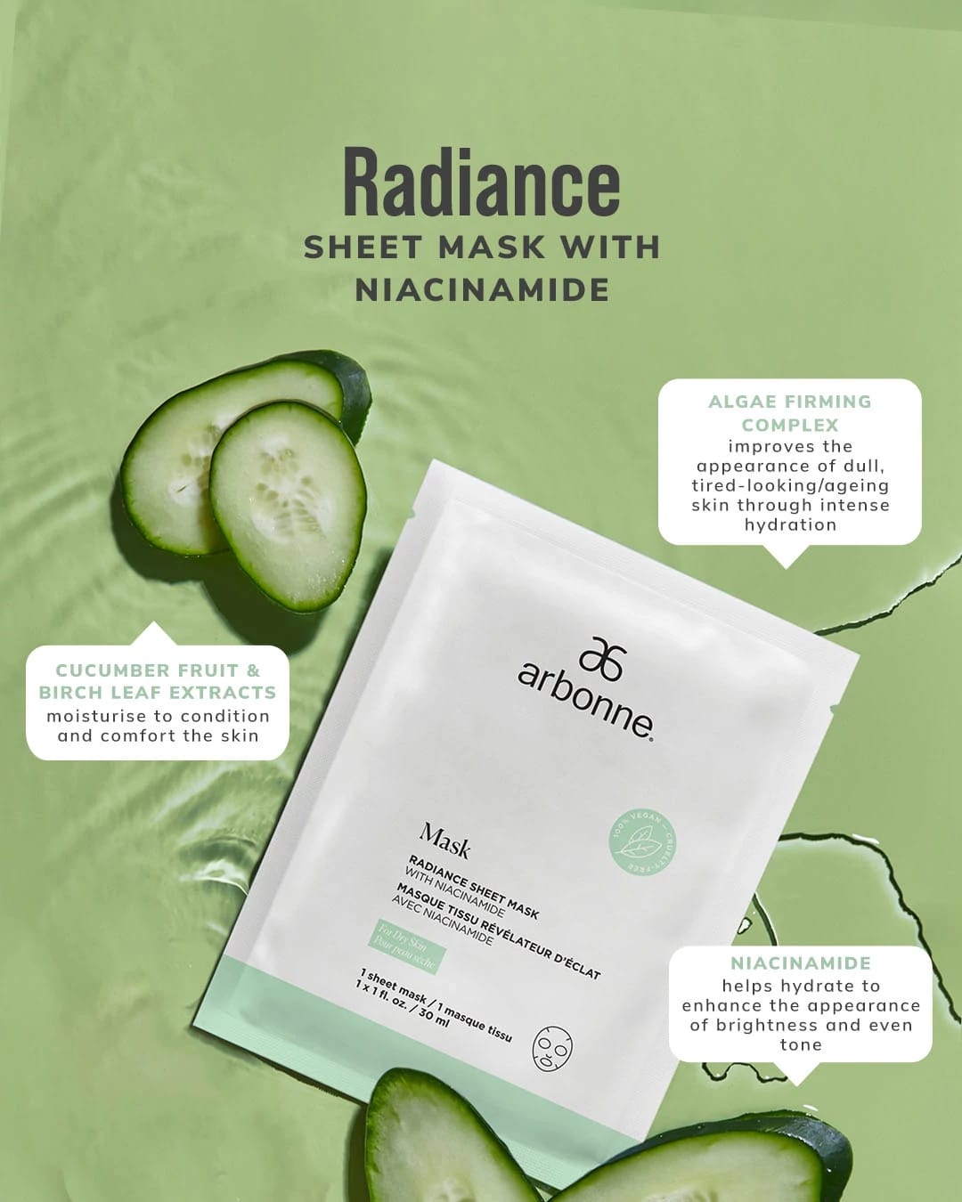 Arbonne Sheet Mask