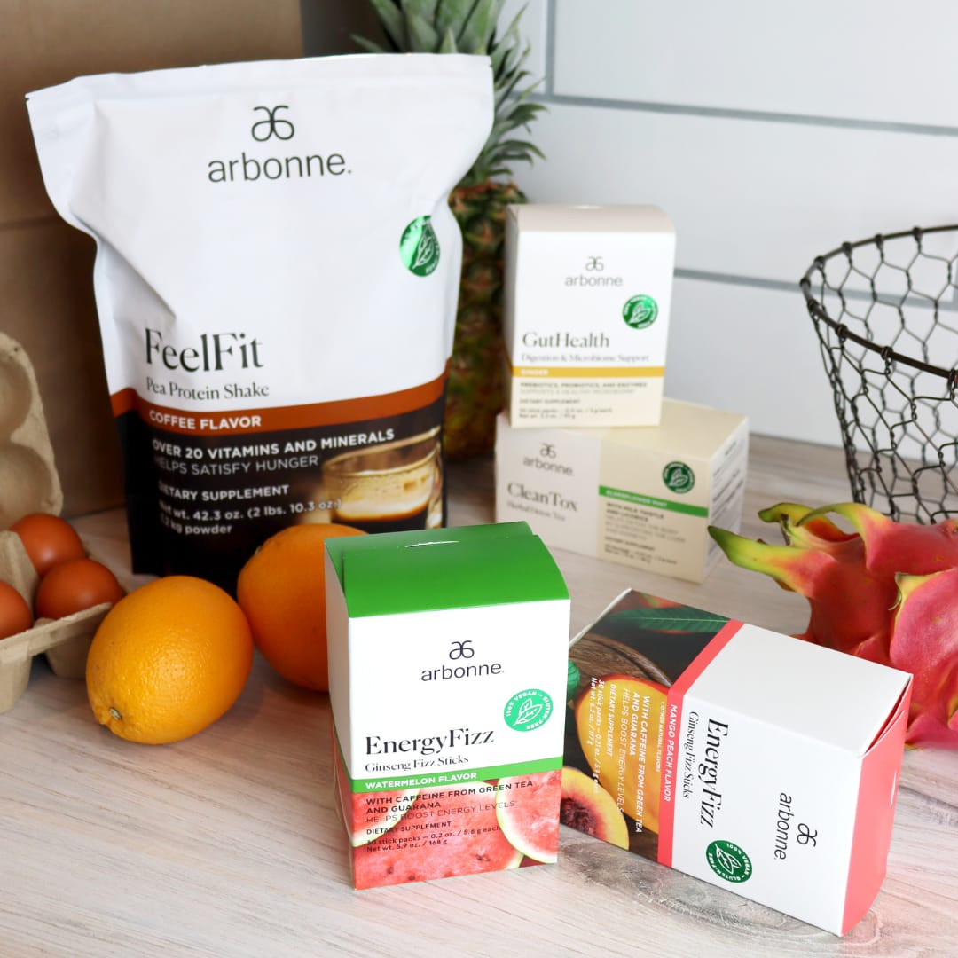 Arbonne Energy Fizz and Protein Shake