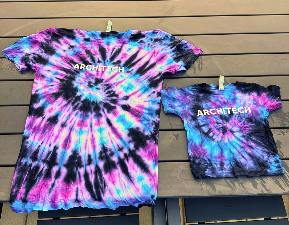 A couple of t-shirts on a tableAI-generated content may be incorrect., Picture