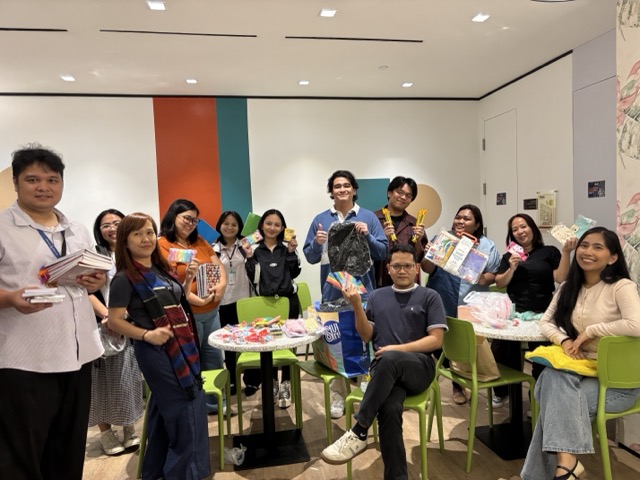 Point Manila teammates sharing a meal
