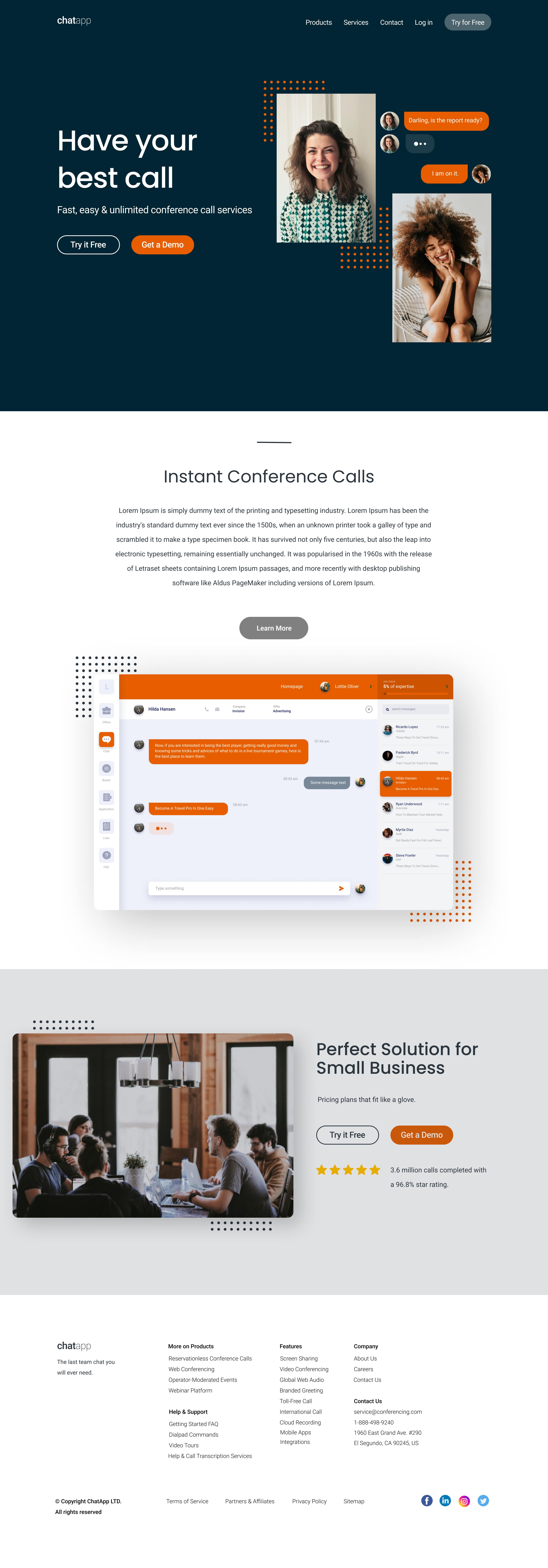 A screenshot of web page