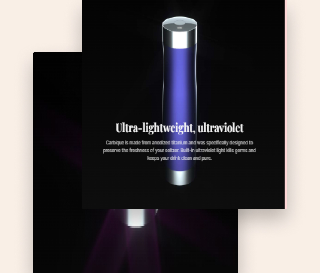 A mockup of a project