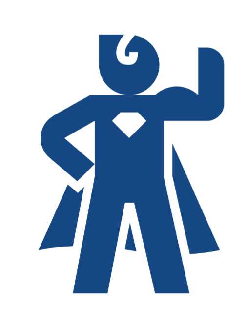 Icon showing two people inside a heart shape above a handshake.