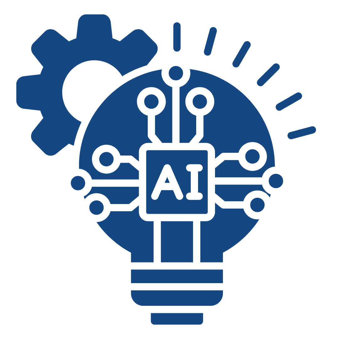 Rocket launching inside a lightbulb with circuitry lines, symbolizing innovation and technology.