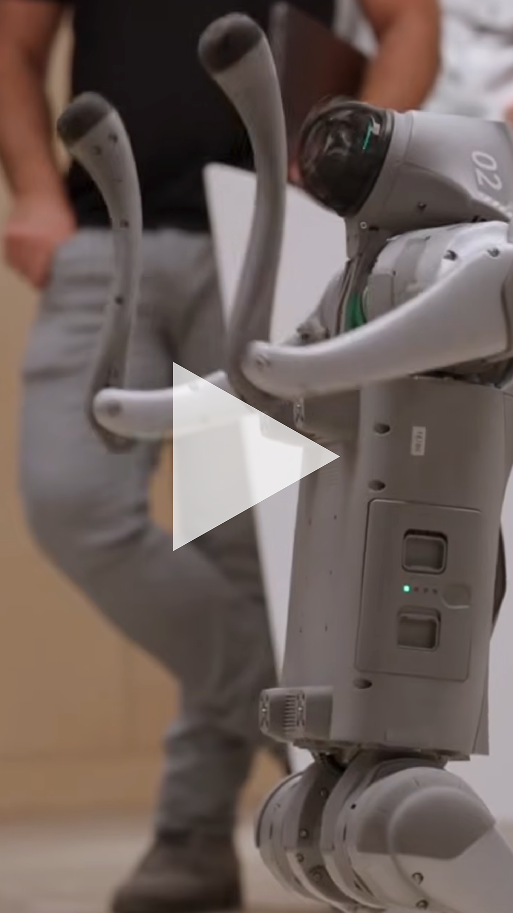A thumbnail for a video of our internal hackathon