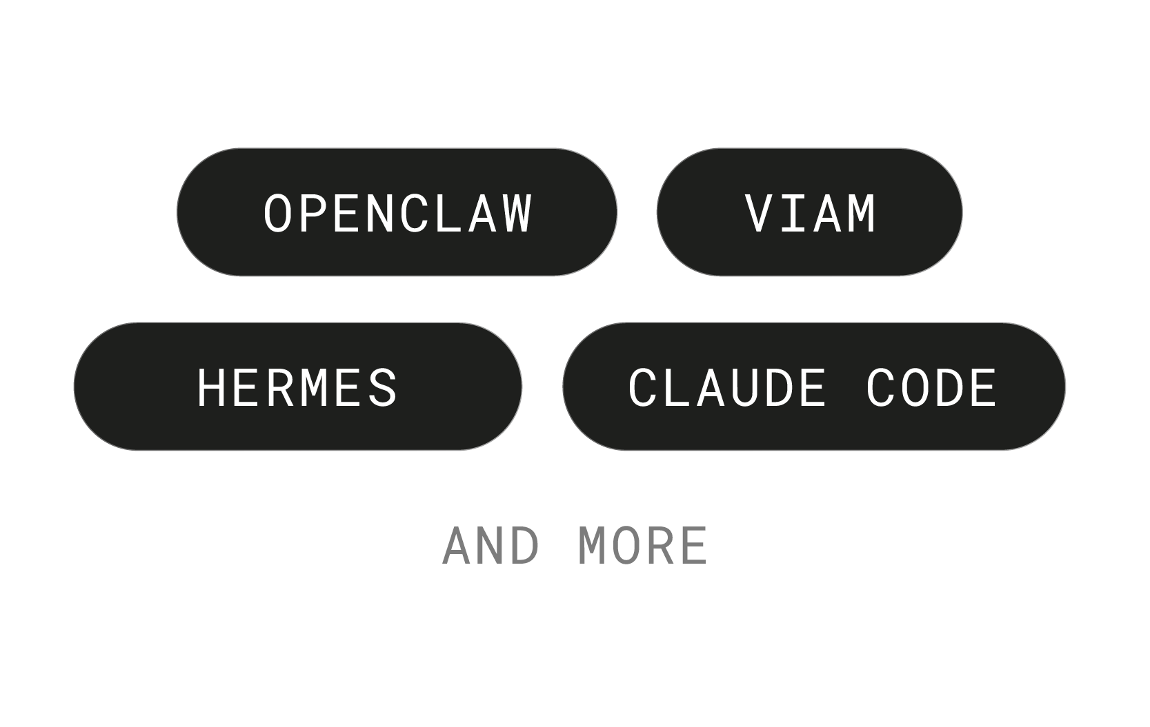 OpenClaw, Viam, Hermes, Claude Code, and more