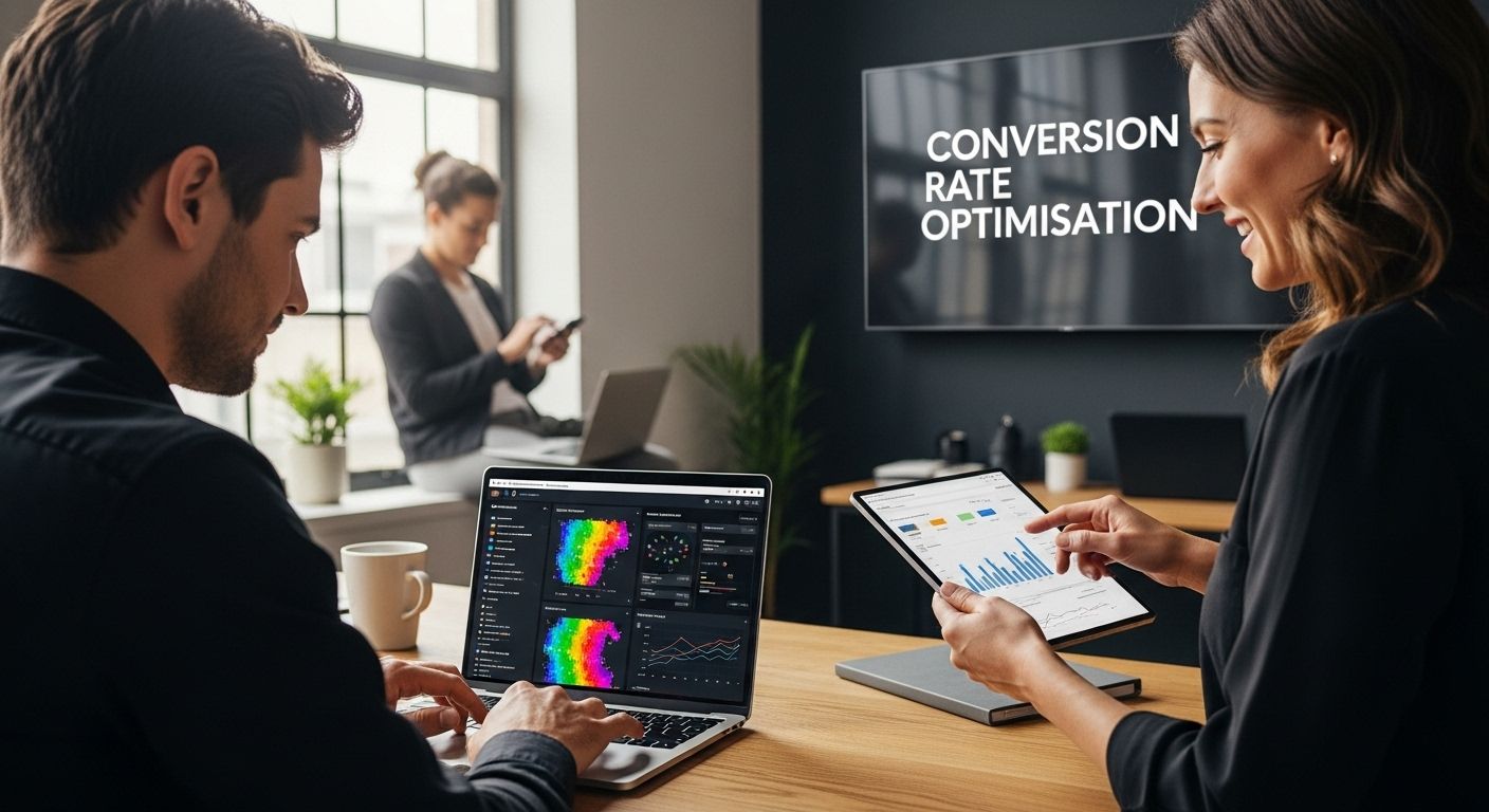 optimización de la tasa de conversión, análisis de datos