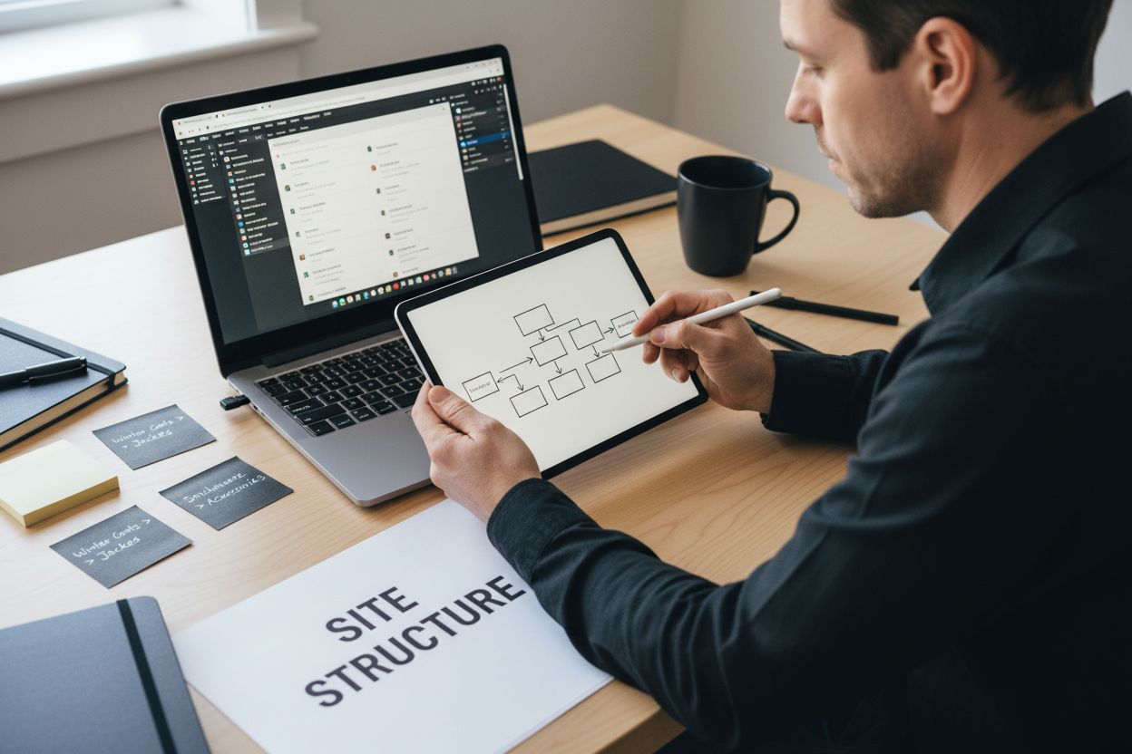 site structure, user experience