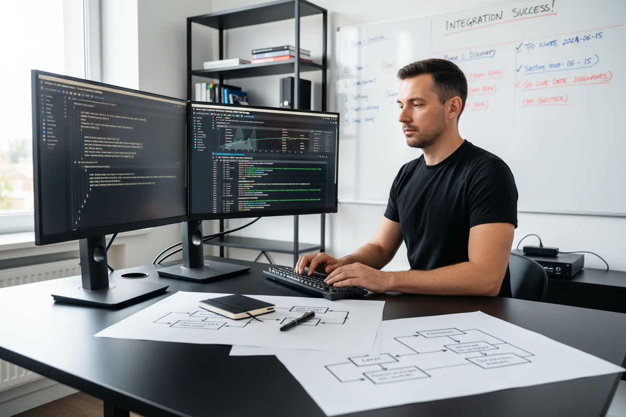 CRM API webhook integration