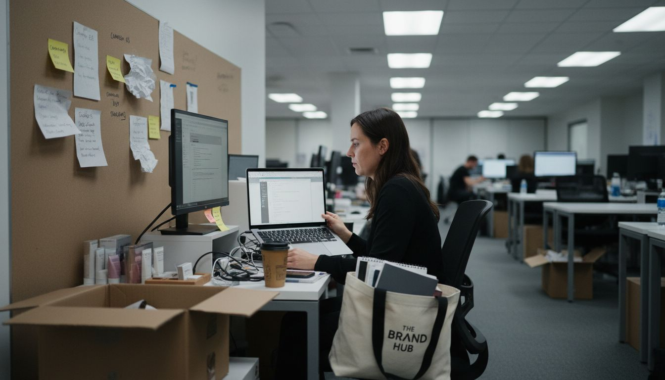 Marketer sets up e-commerce tracking codes laptop