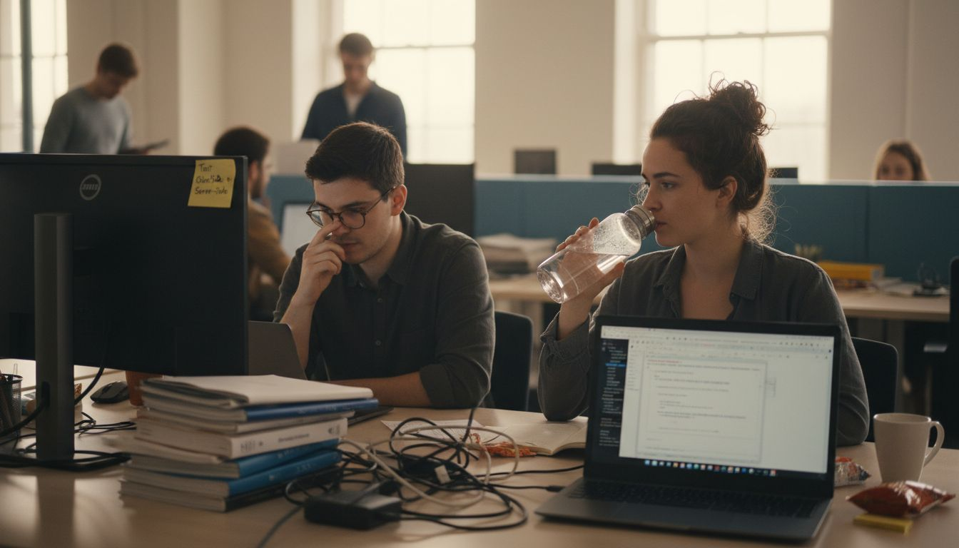 Analysts comparing conversion tracking approaches