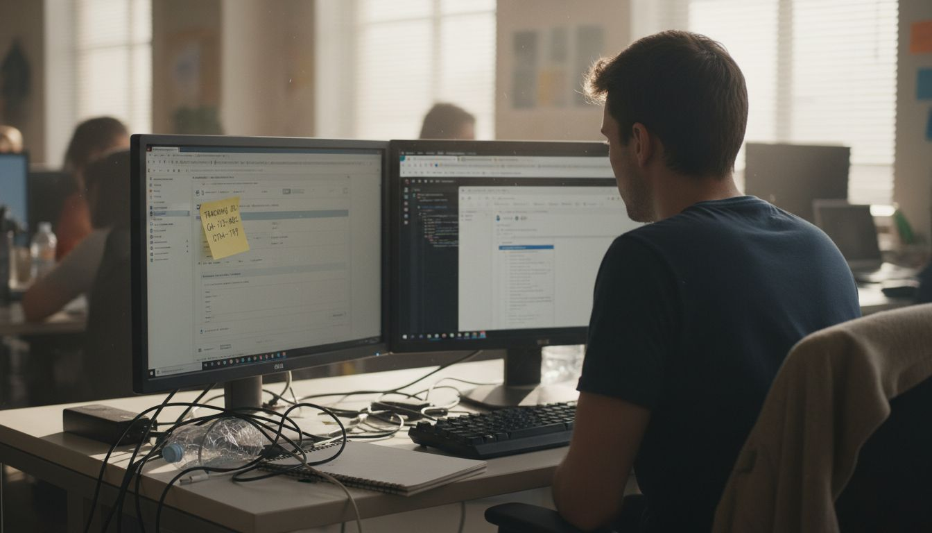Developer coding client-side ad tags