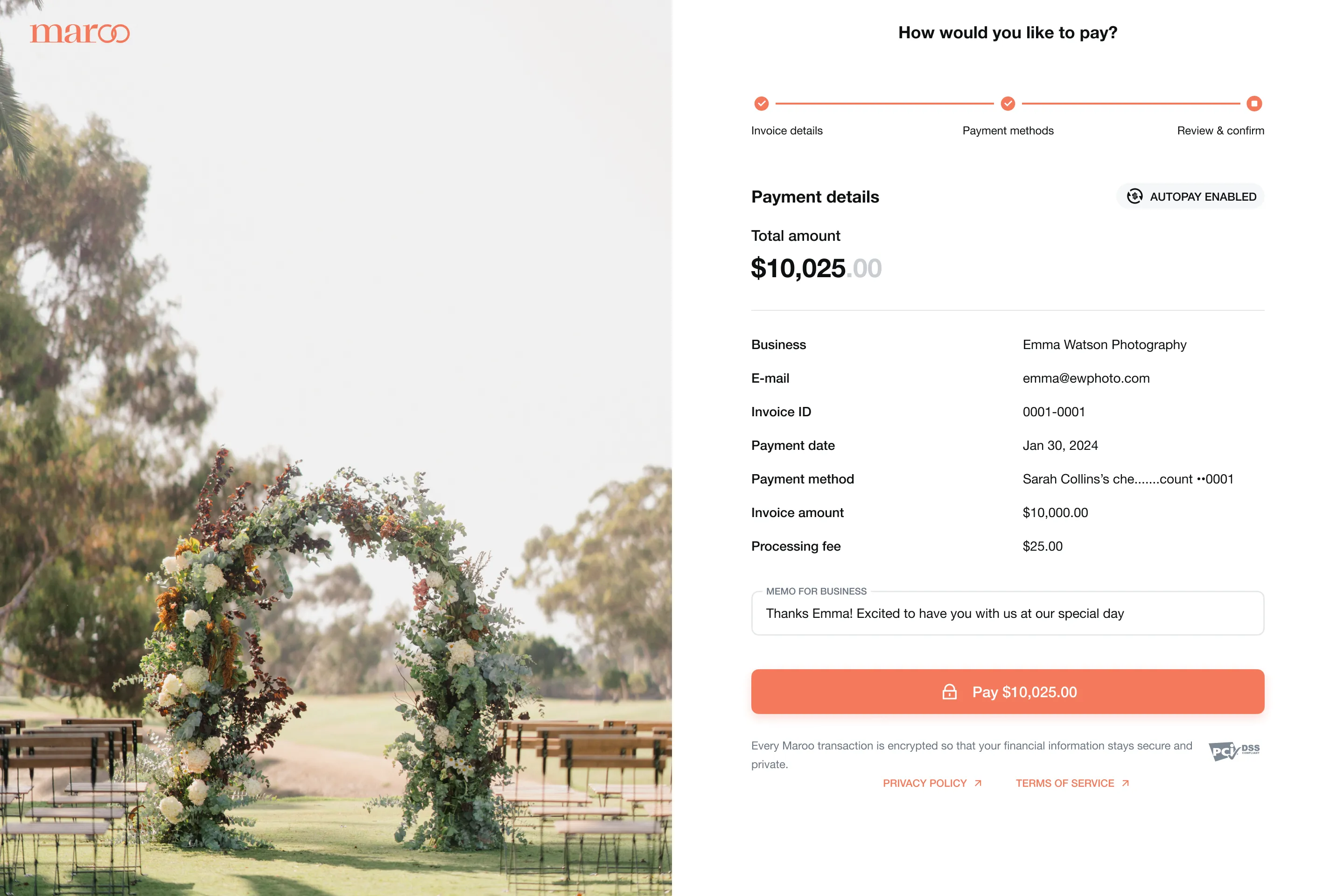 Dashboard mockup