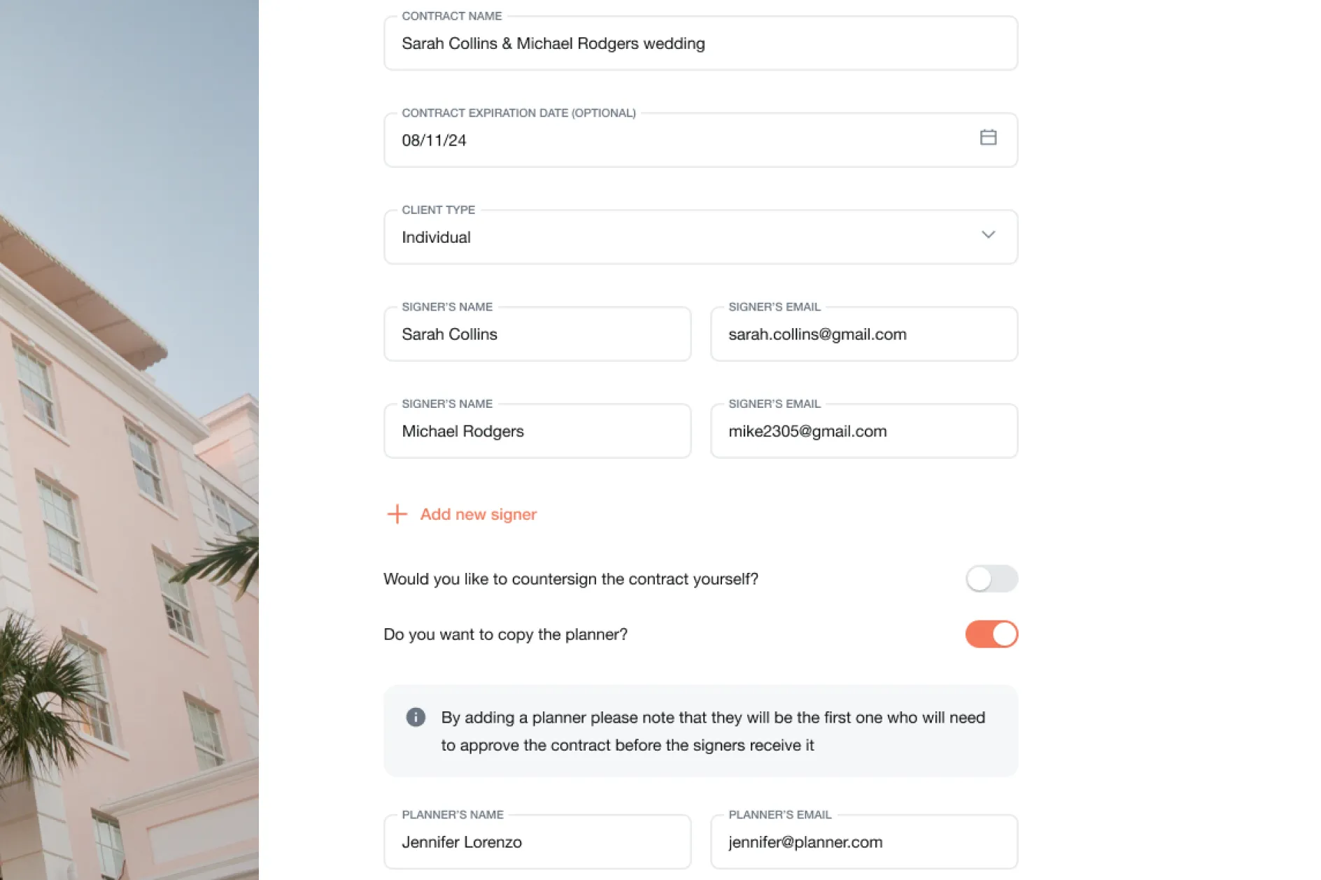 Dashboard mockup