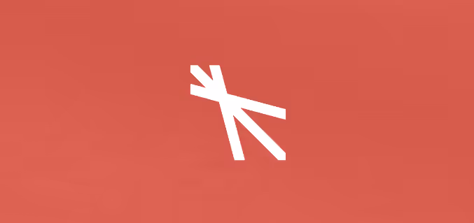 A cool geometric arrow graphic