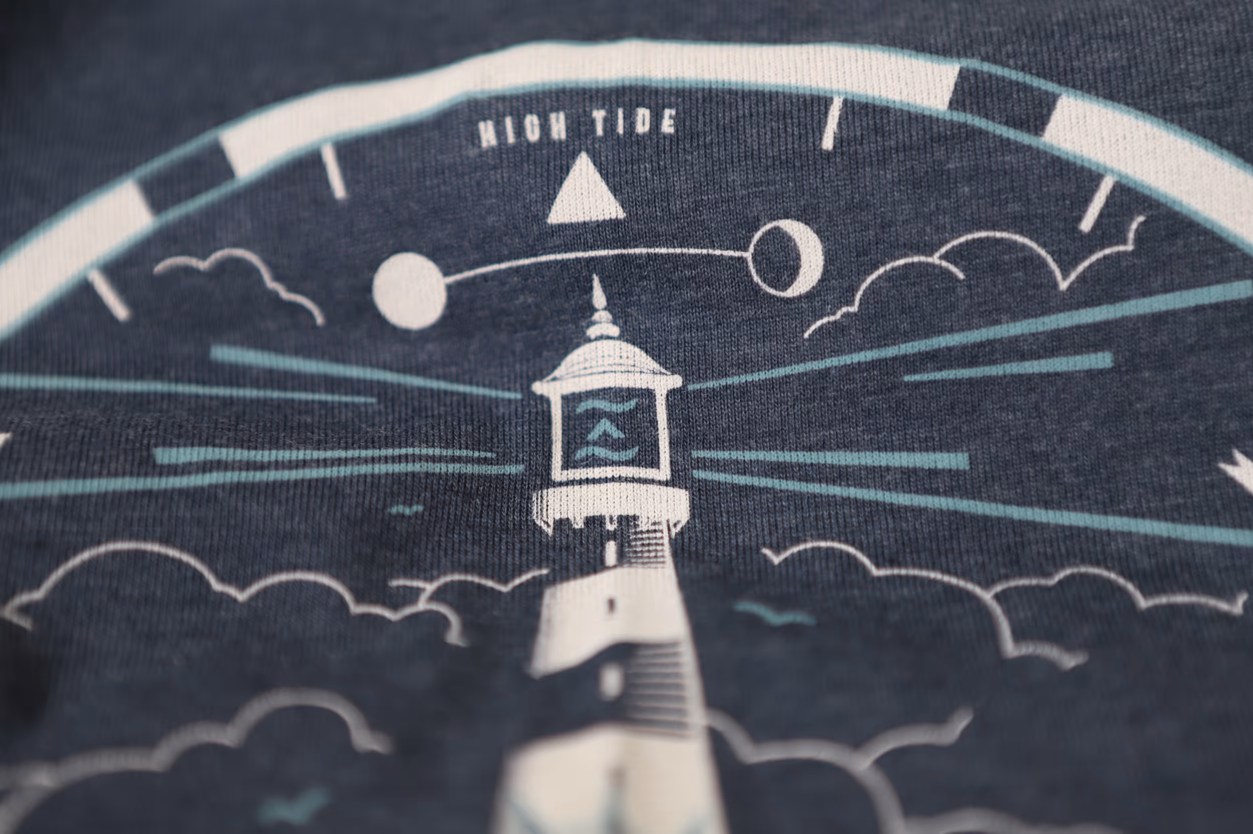 Close up of Eastward t-shirt graphic