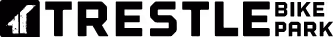 A black version of the Trestle bike park logo