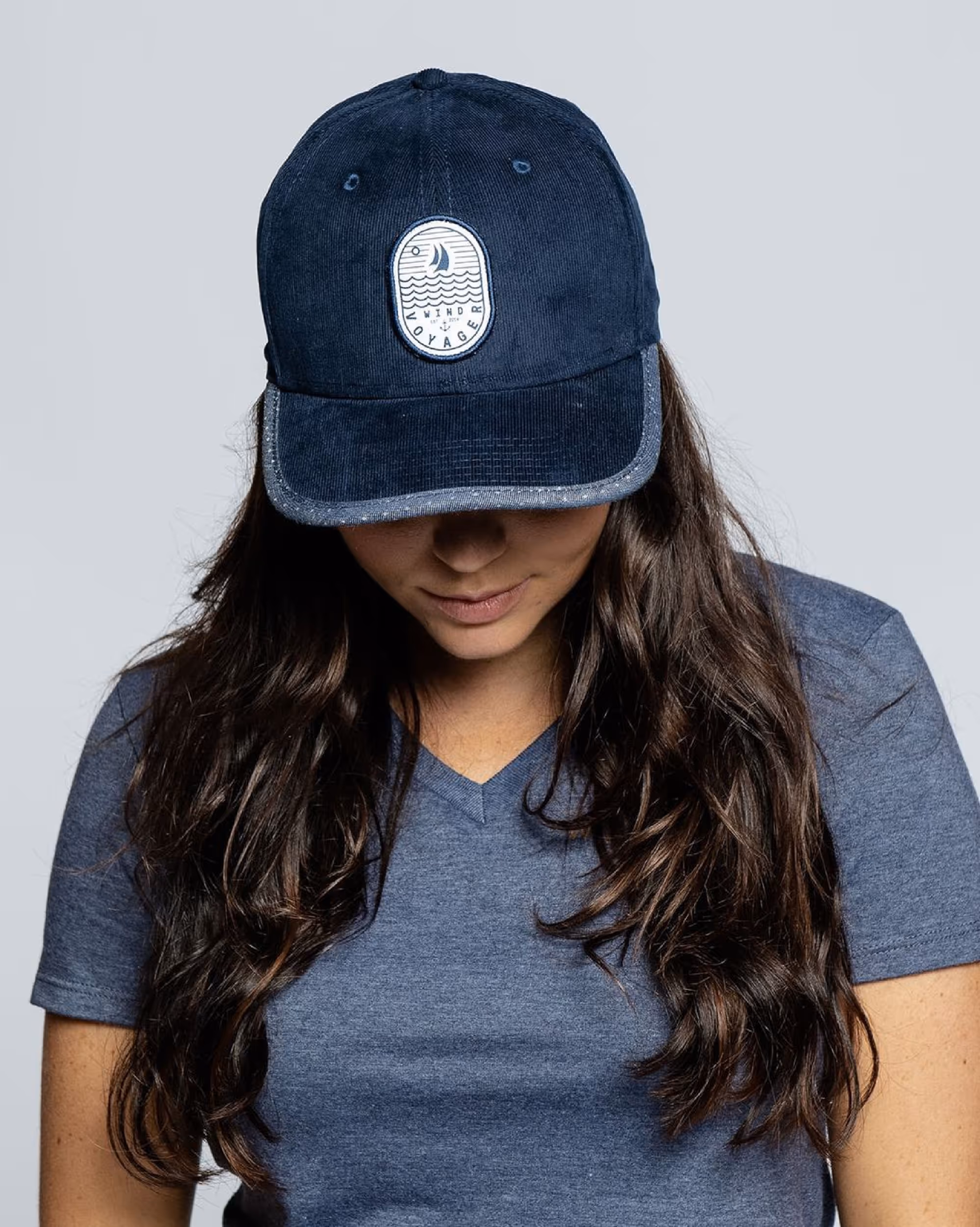 Woman wearing Wind Voyager hat