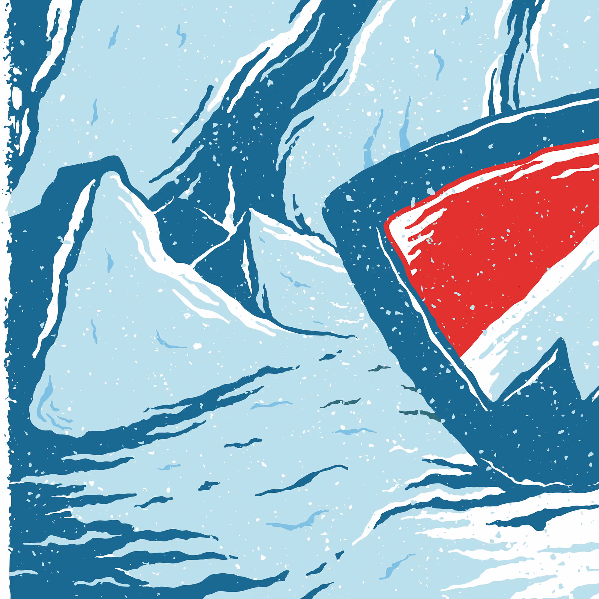 The bottom left quarter of a poster for Winter Park on the IKON pass