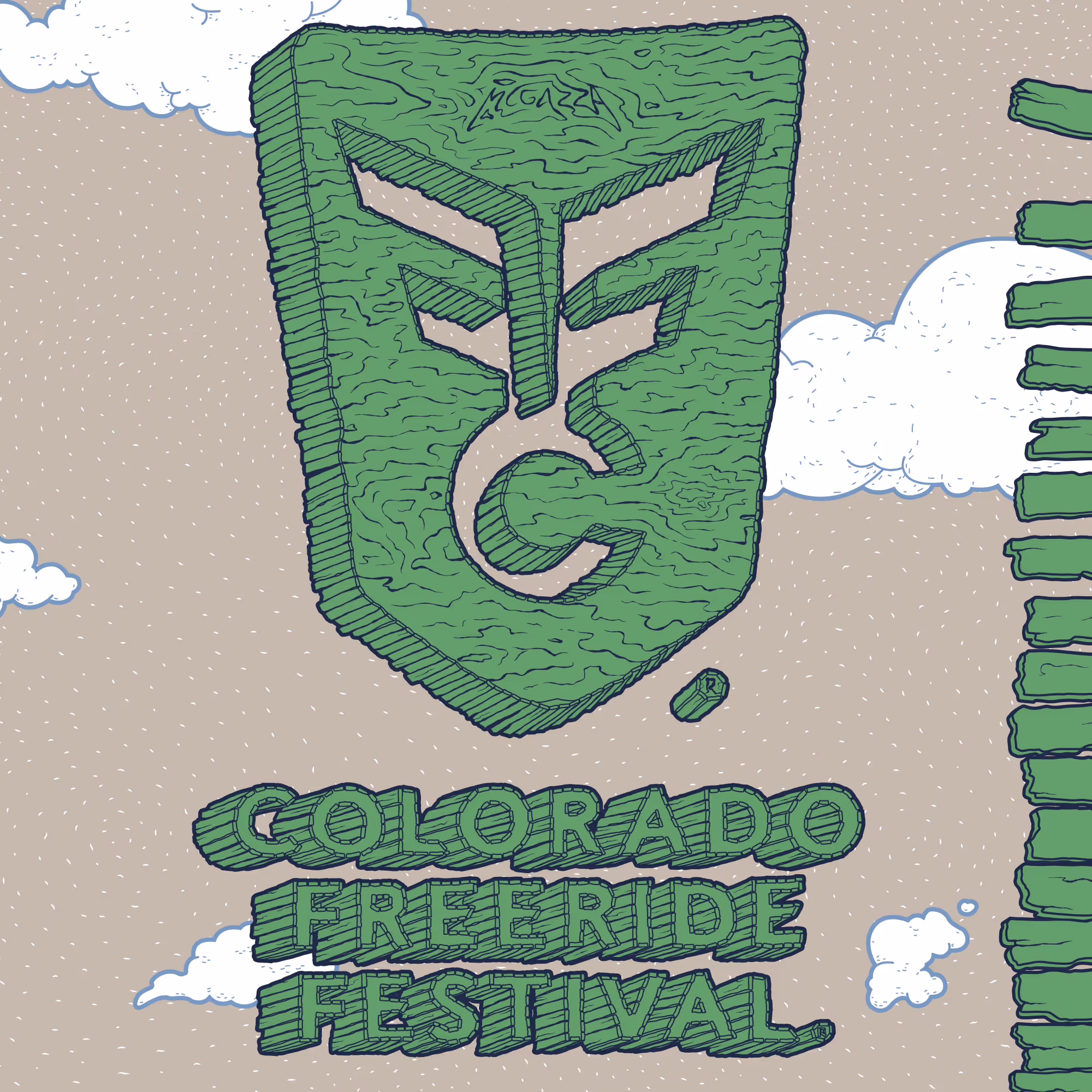 A graphic for Colorado Freeride Festival 