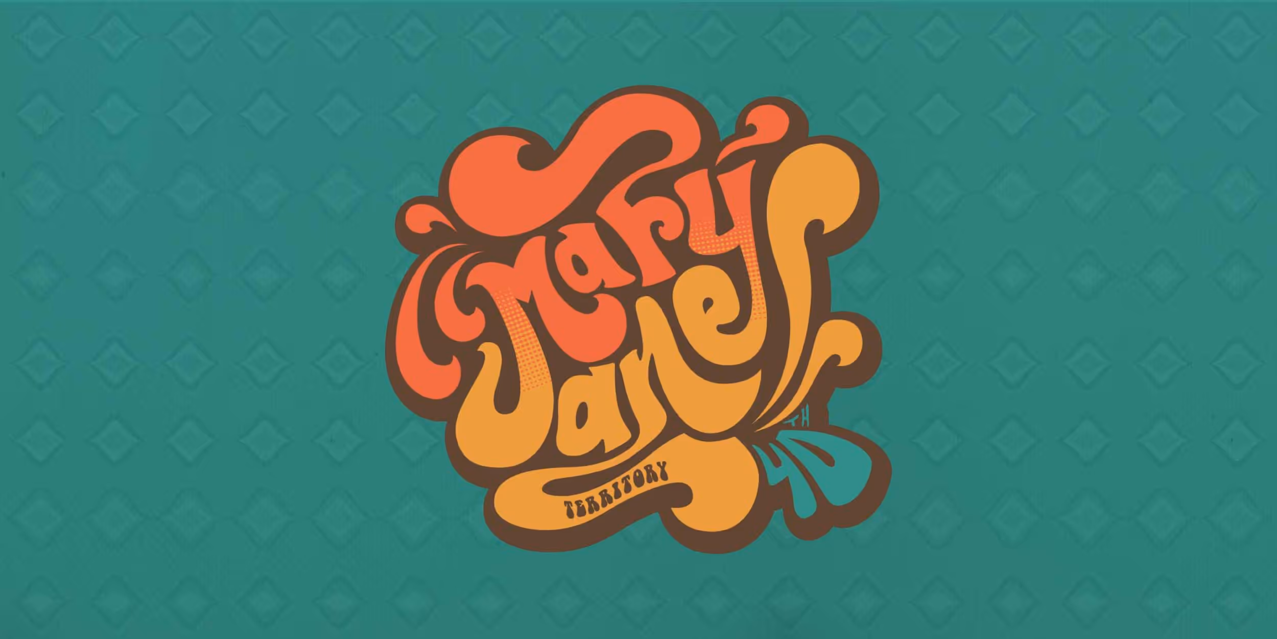 A groovy graphic that reads "Mary Jane"