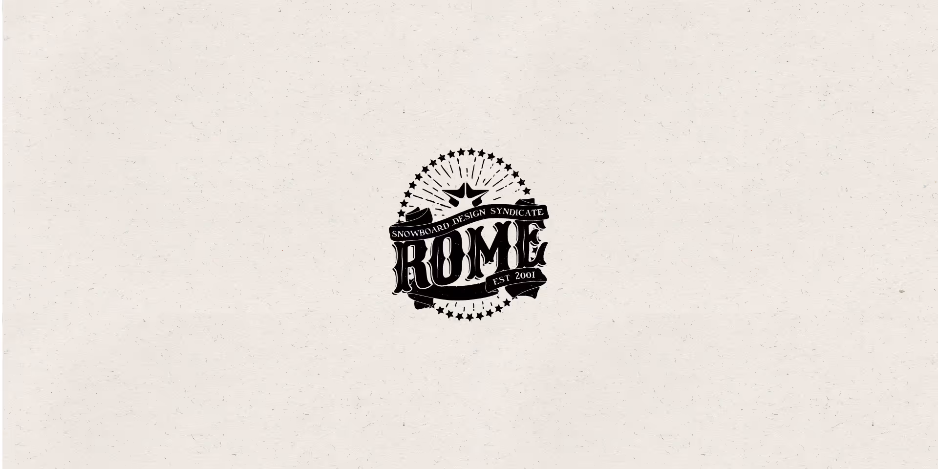 A graphic for Rome snowboards 