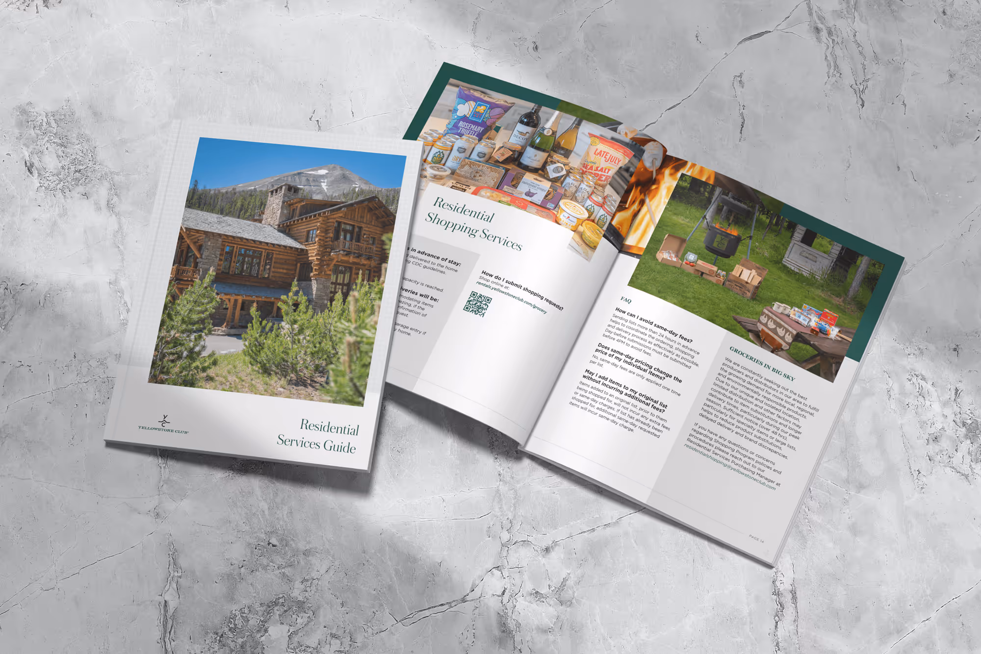 A photo of some printed books designed by Charles Stemen Studio's which includes some architectural photographs 