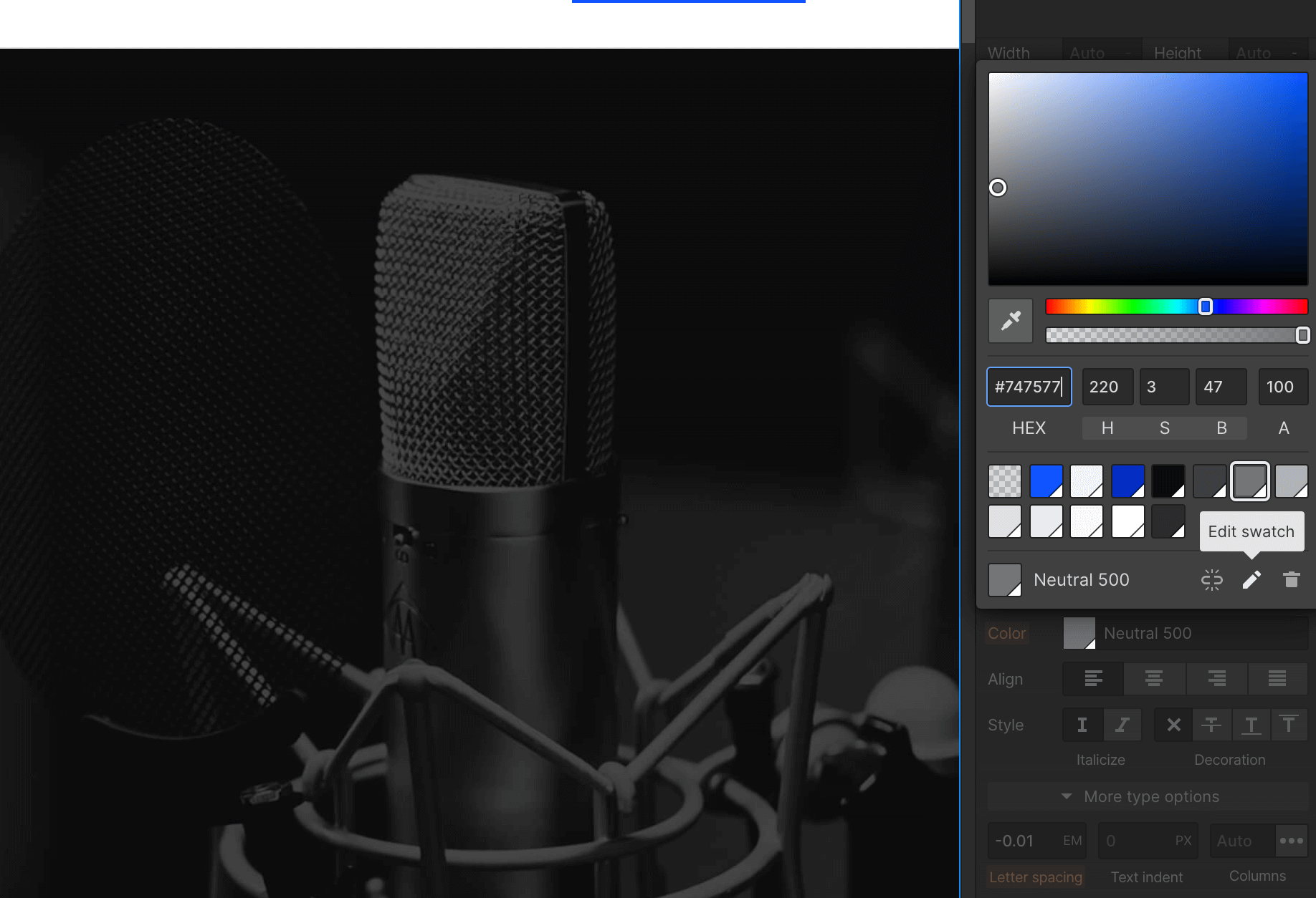 Colors - Radio Webflow Template