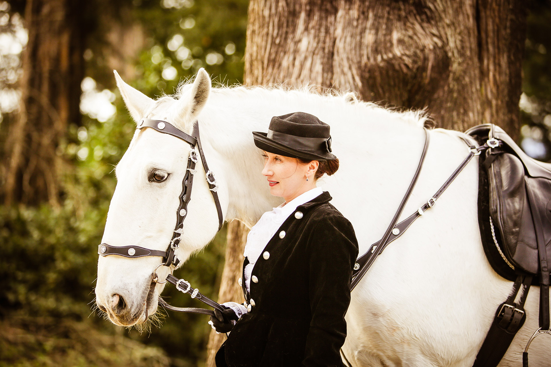 Petra Sekerka with her horse Serpa