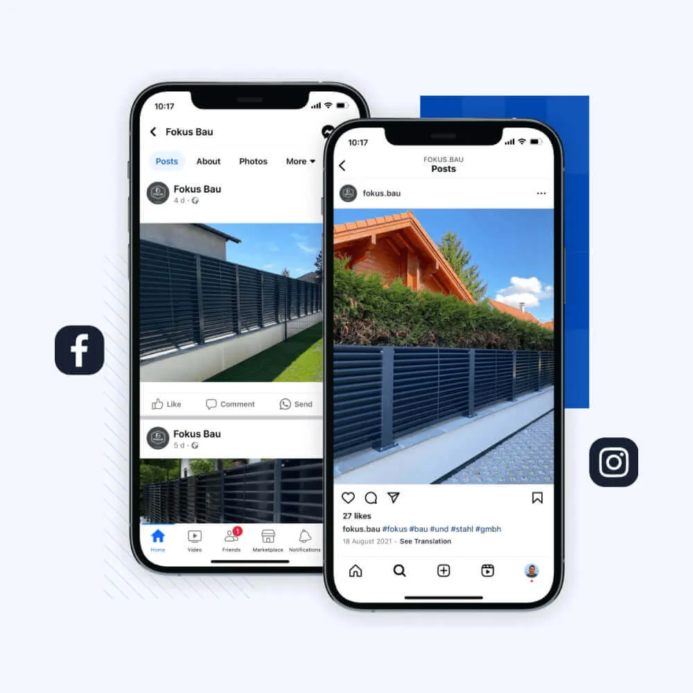 Social Media Management per month