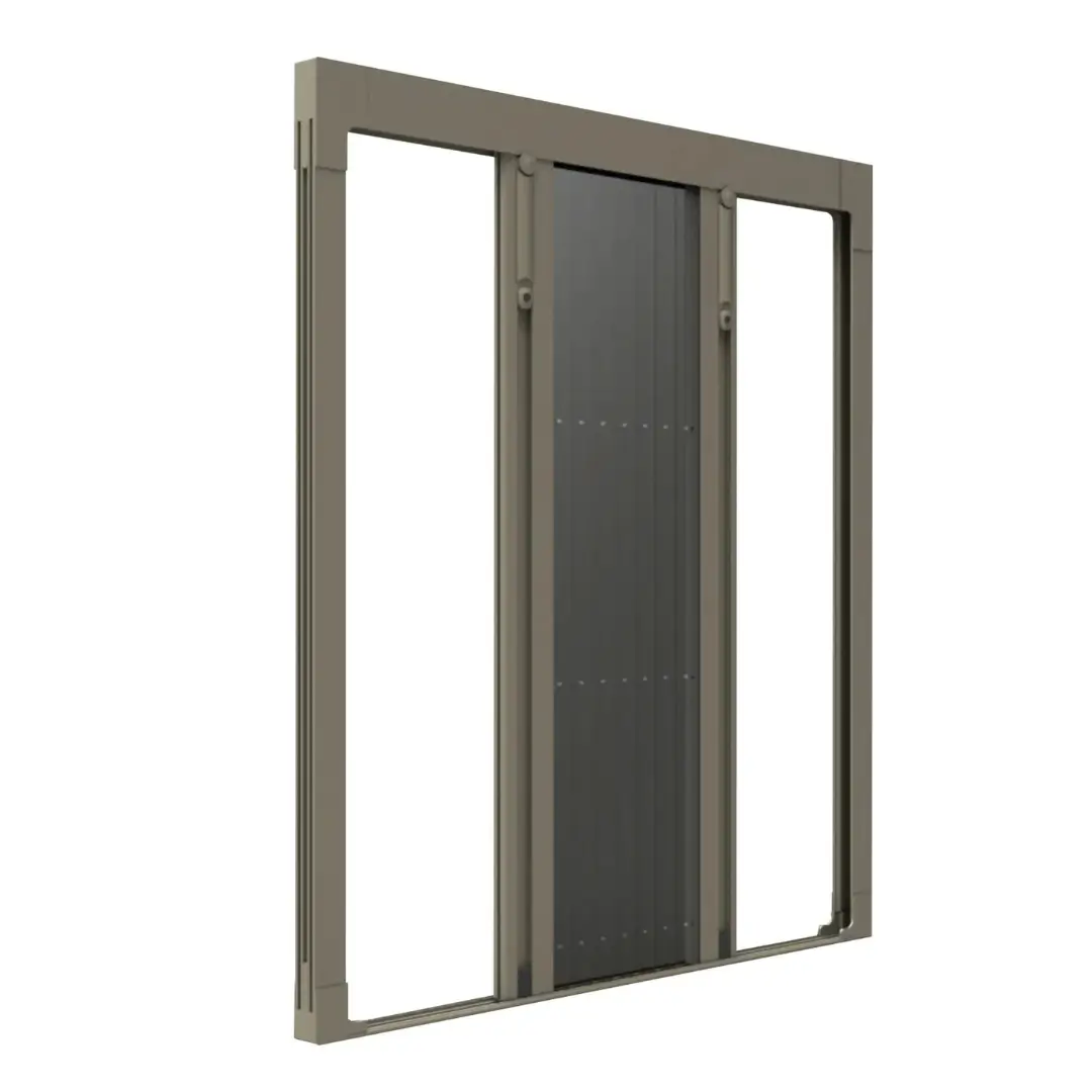 Pleated insect screen PS3 V for large windows and doors – effective insect protection by BauBau