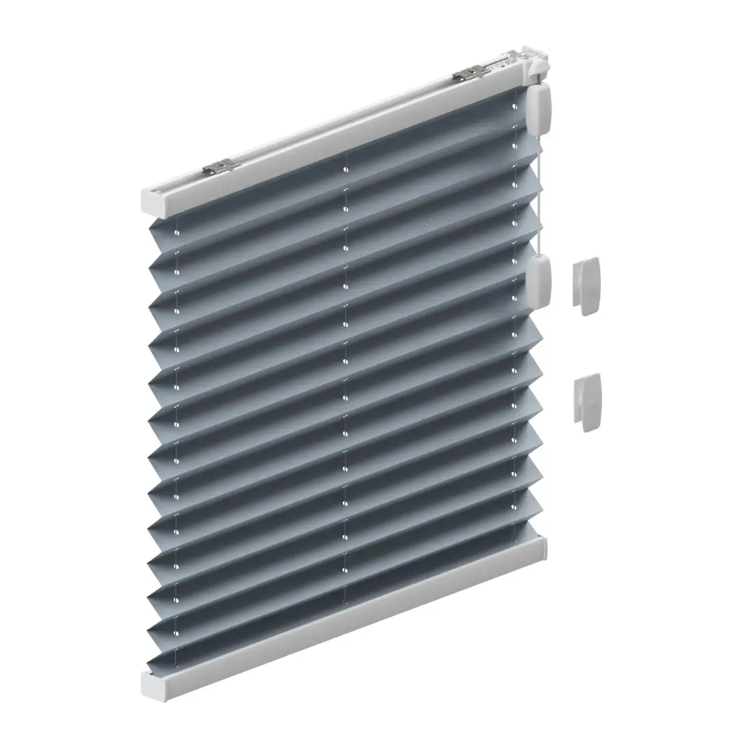 Plisse blind – folding fabric roller blind for customised window shading and privacy