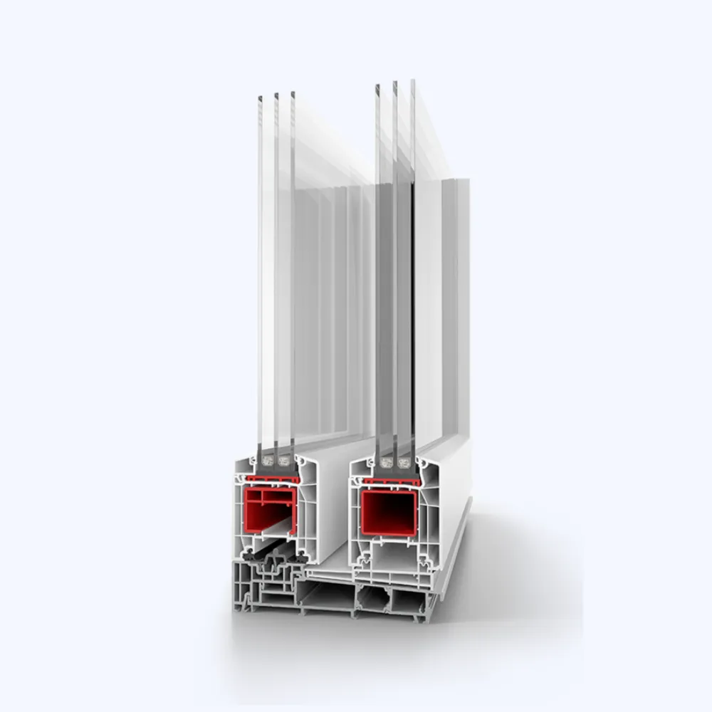 LIFE85slide Standard lift-and-slide door – 85mm PVC sliding door system for wide openings