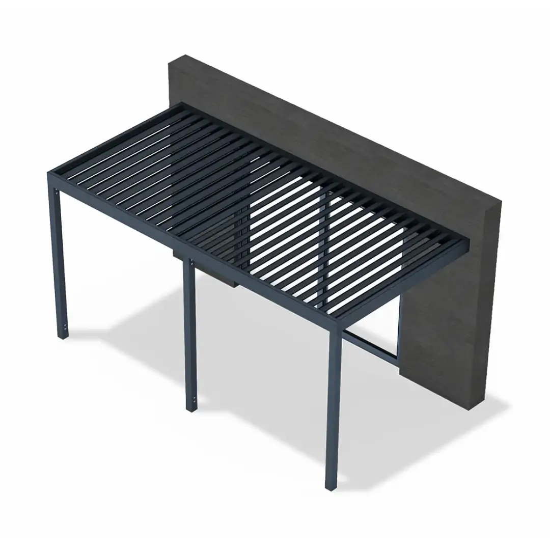 Bioclimatic pergola ARTOSI – self-supporting aluminium pergola with adjustable louvres
