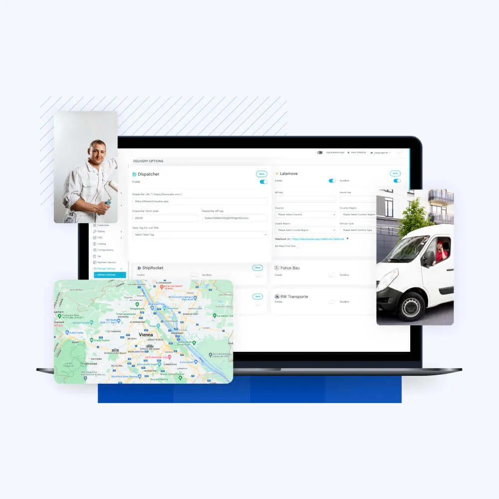 BauBau's Dispatcher Panel - Streamlined task management, real-time tracking, and enhanced productivity.