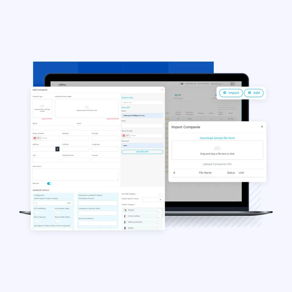 CRM Monthly - BauBau's concise monthly Customer Relationship Management system, optimizing client interactions in construction