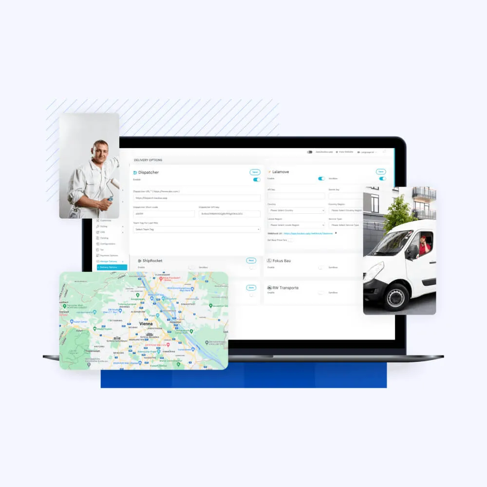 Digital Dispatcher - Illustrating BauBau's digital dispatcher tool, streamlining task assignments and coordination for efficient operations in construction.