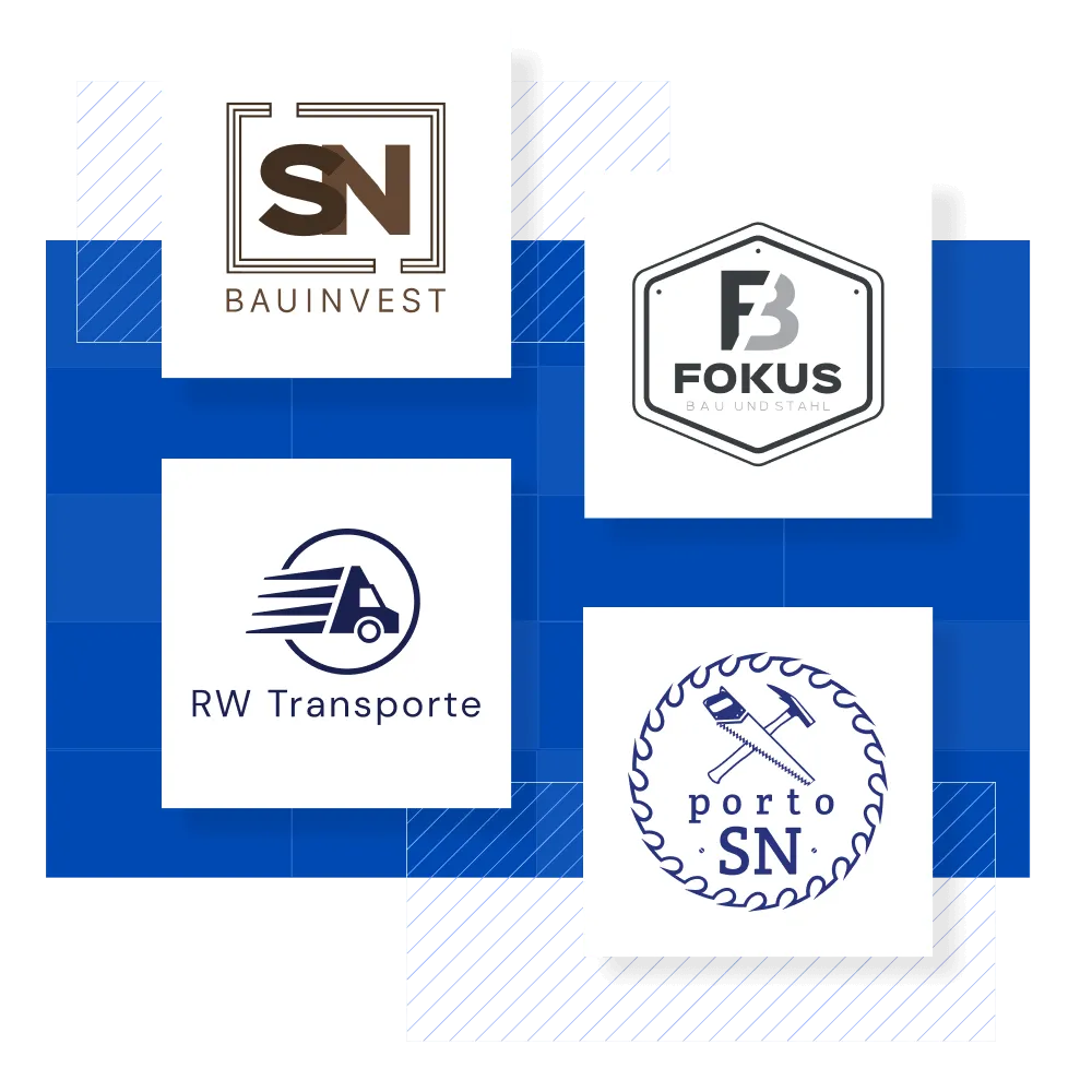 Professional Visual Identity Solutions for Construction Businesses on Mobile Phone
