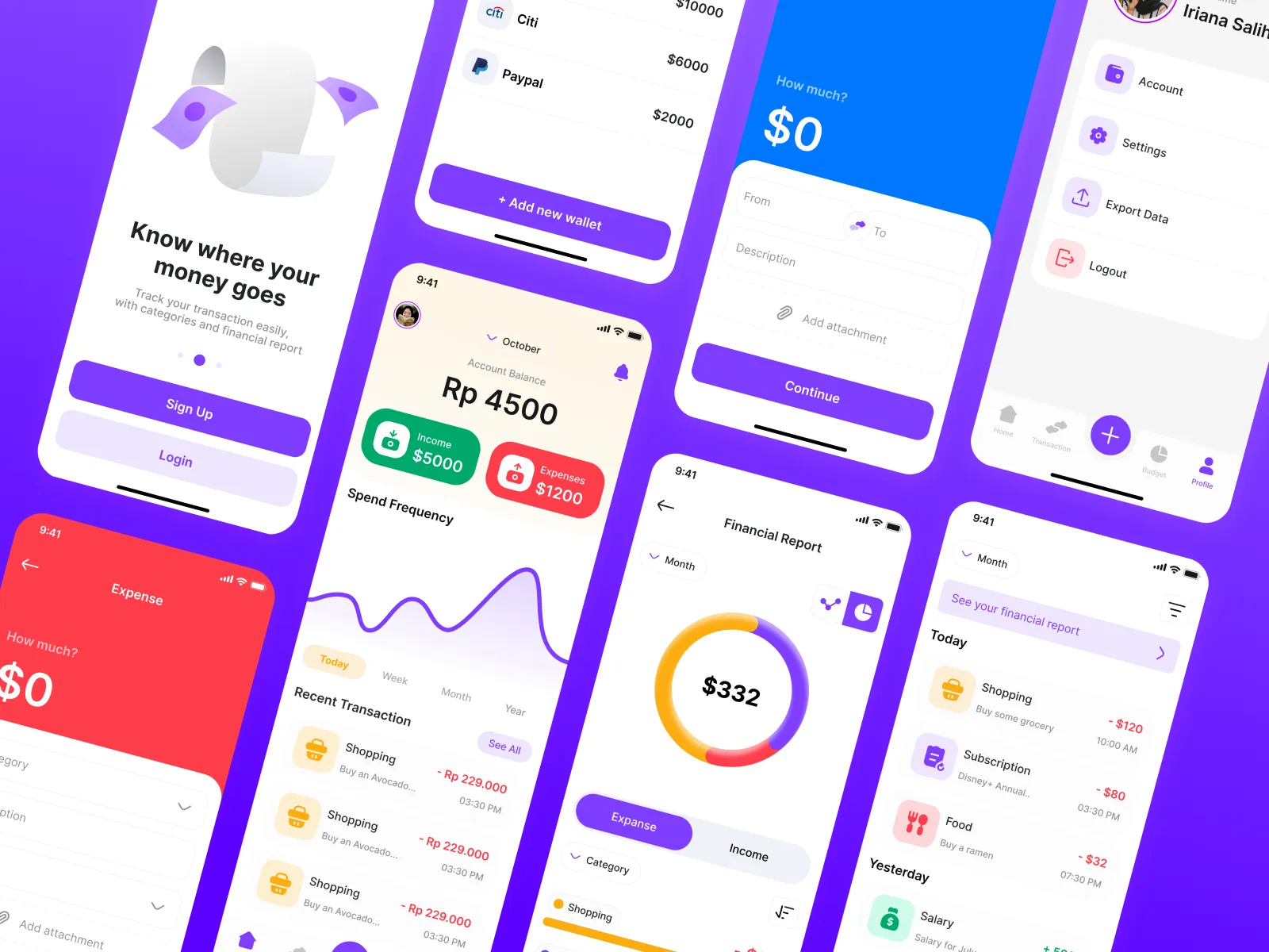 Montra App Design