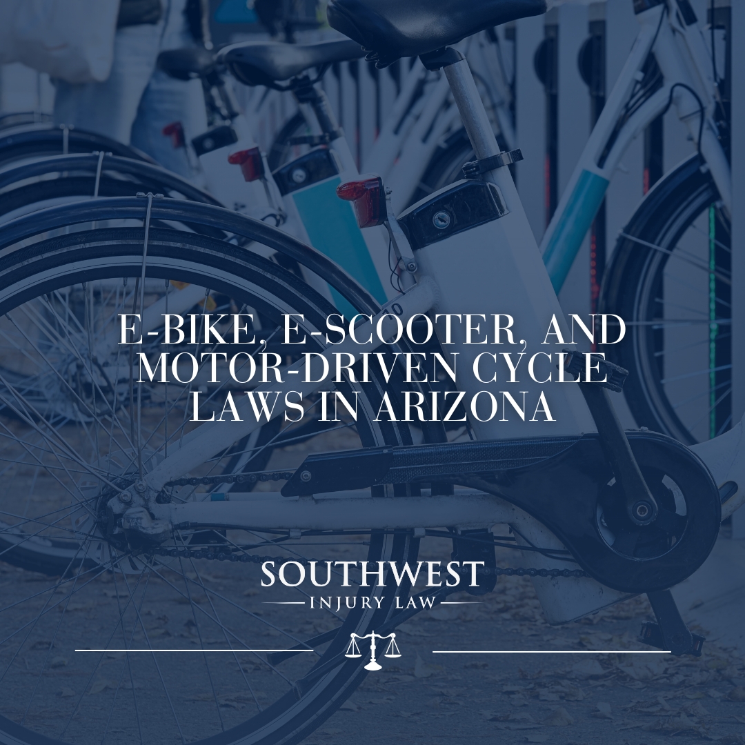 E-Bike, E-Scooter, and Motor-Driven Cycle Laws in Arizona