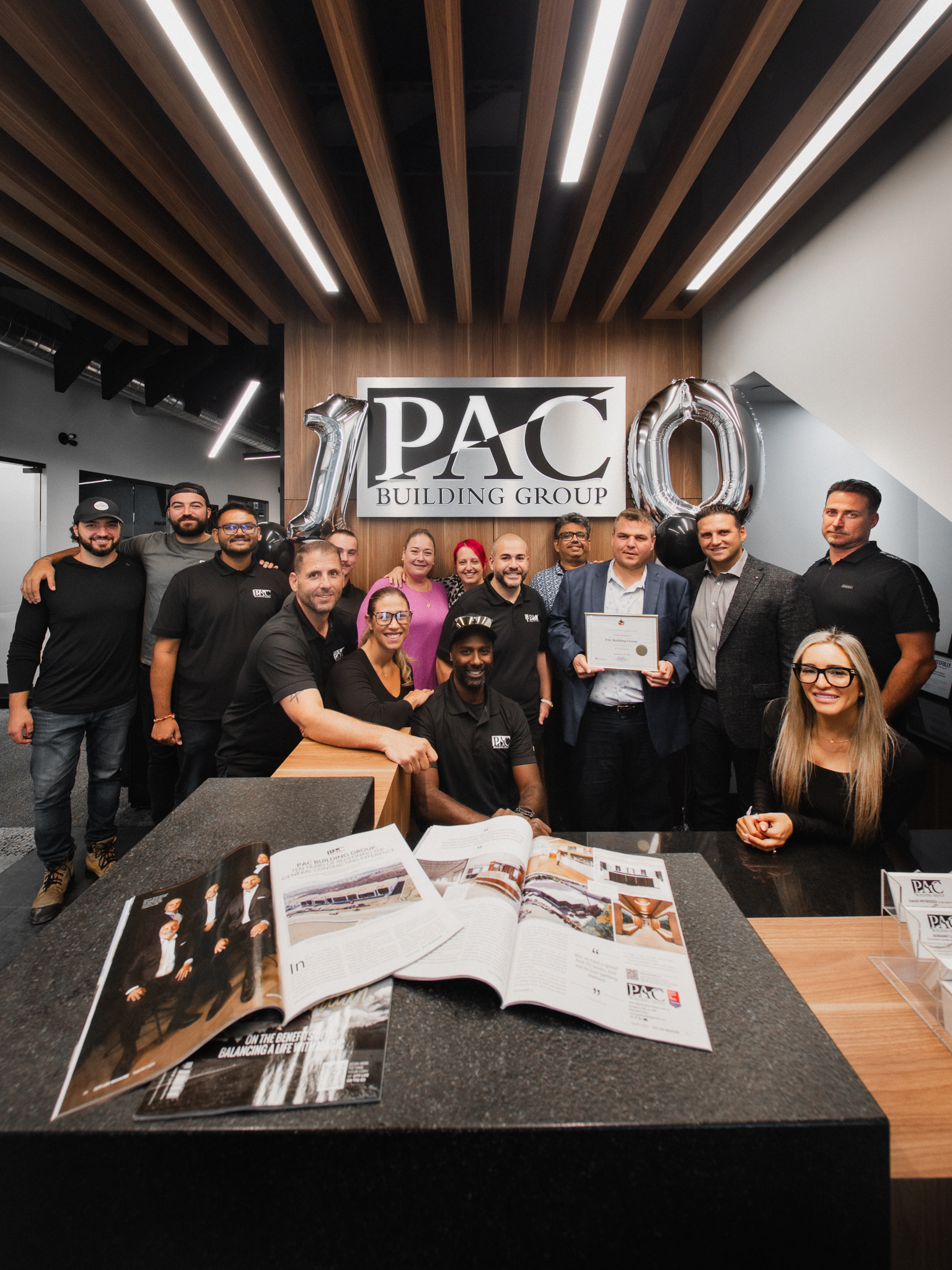L'équipe de PAC Building Group célèbre sa reconnaissance par Great Place to Work