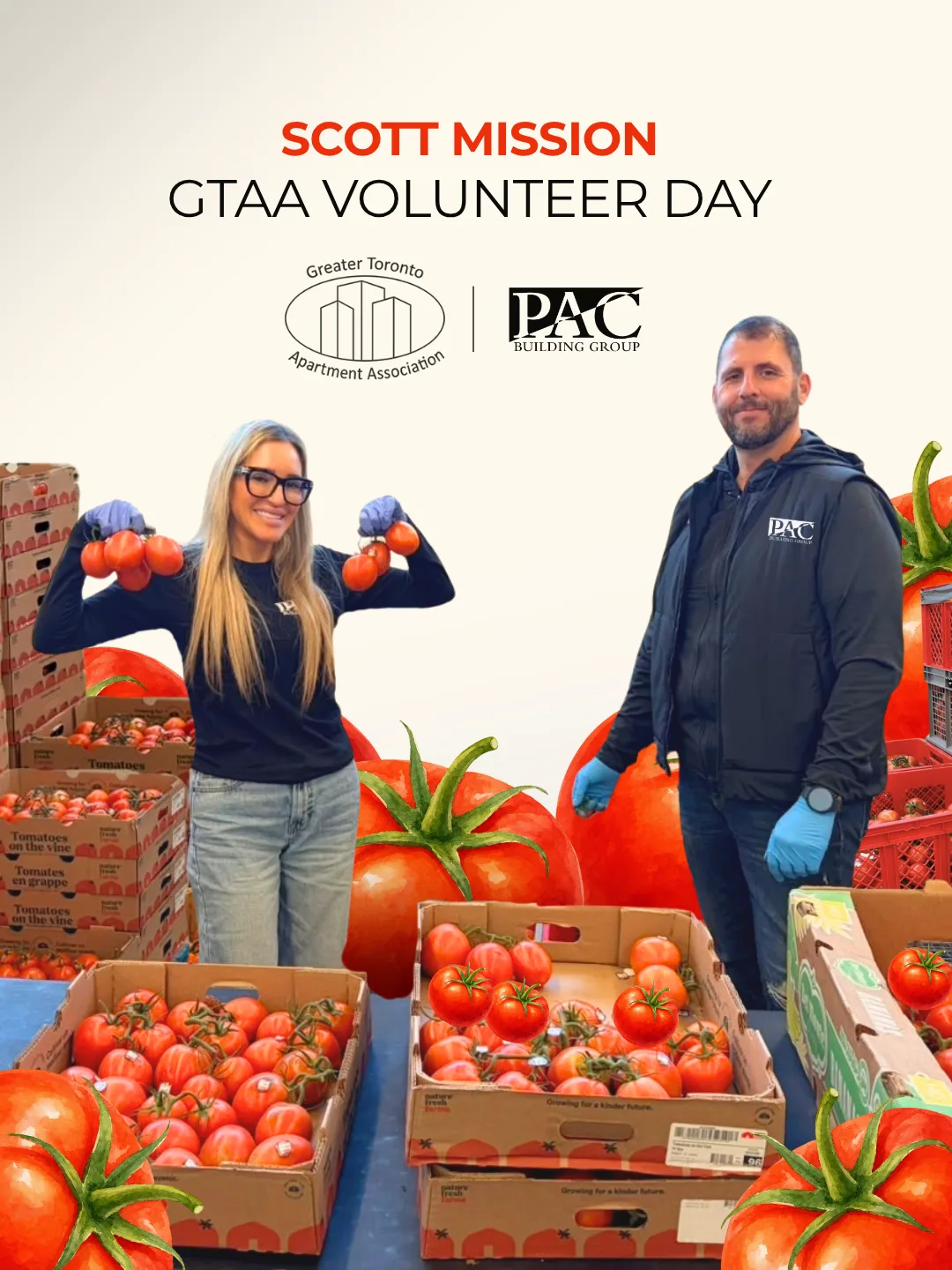 PAC team volunteering at The Scott Mission