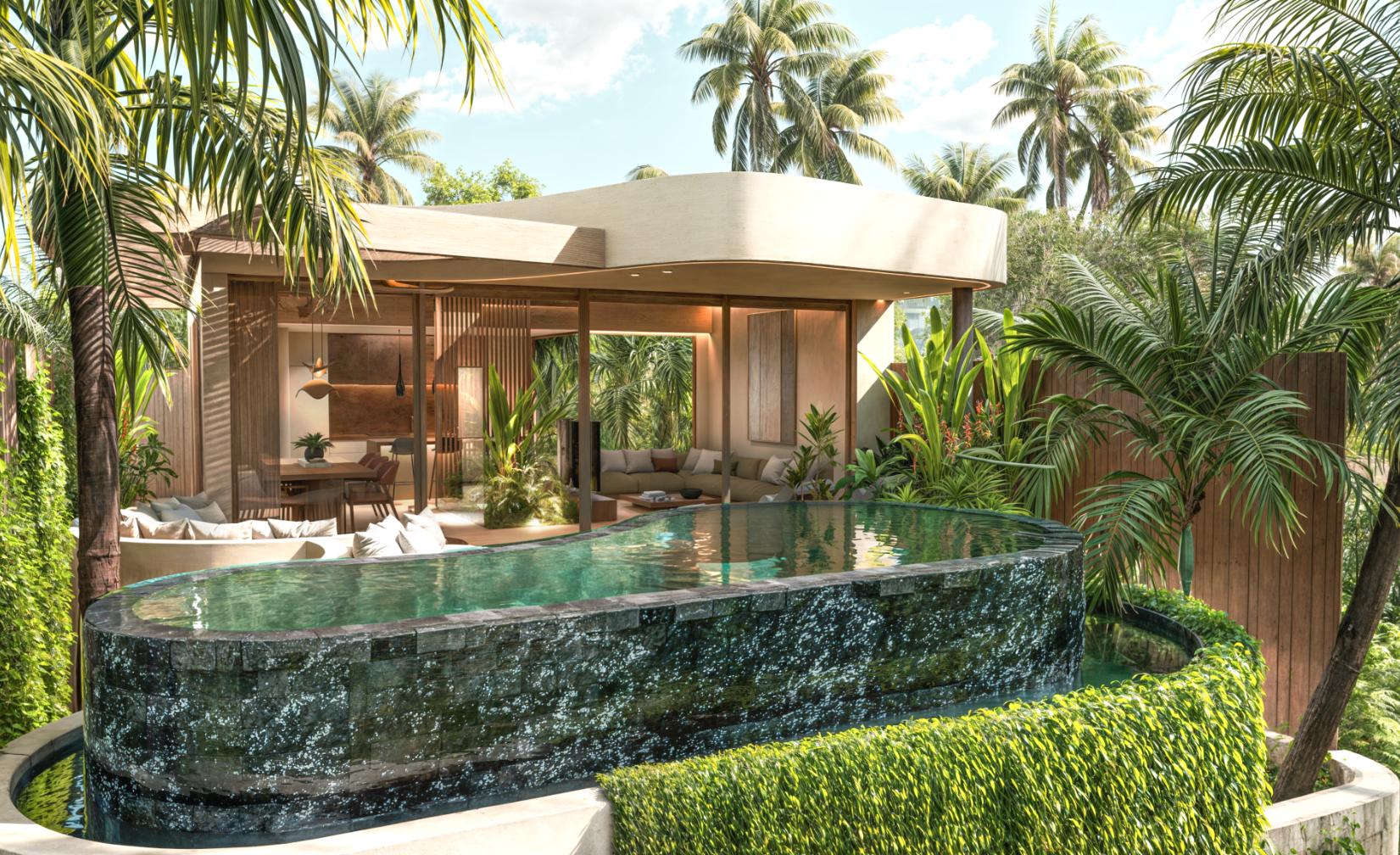 Modern tropical design villa