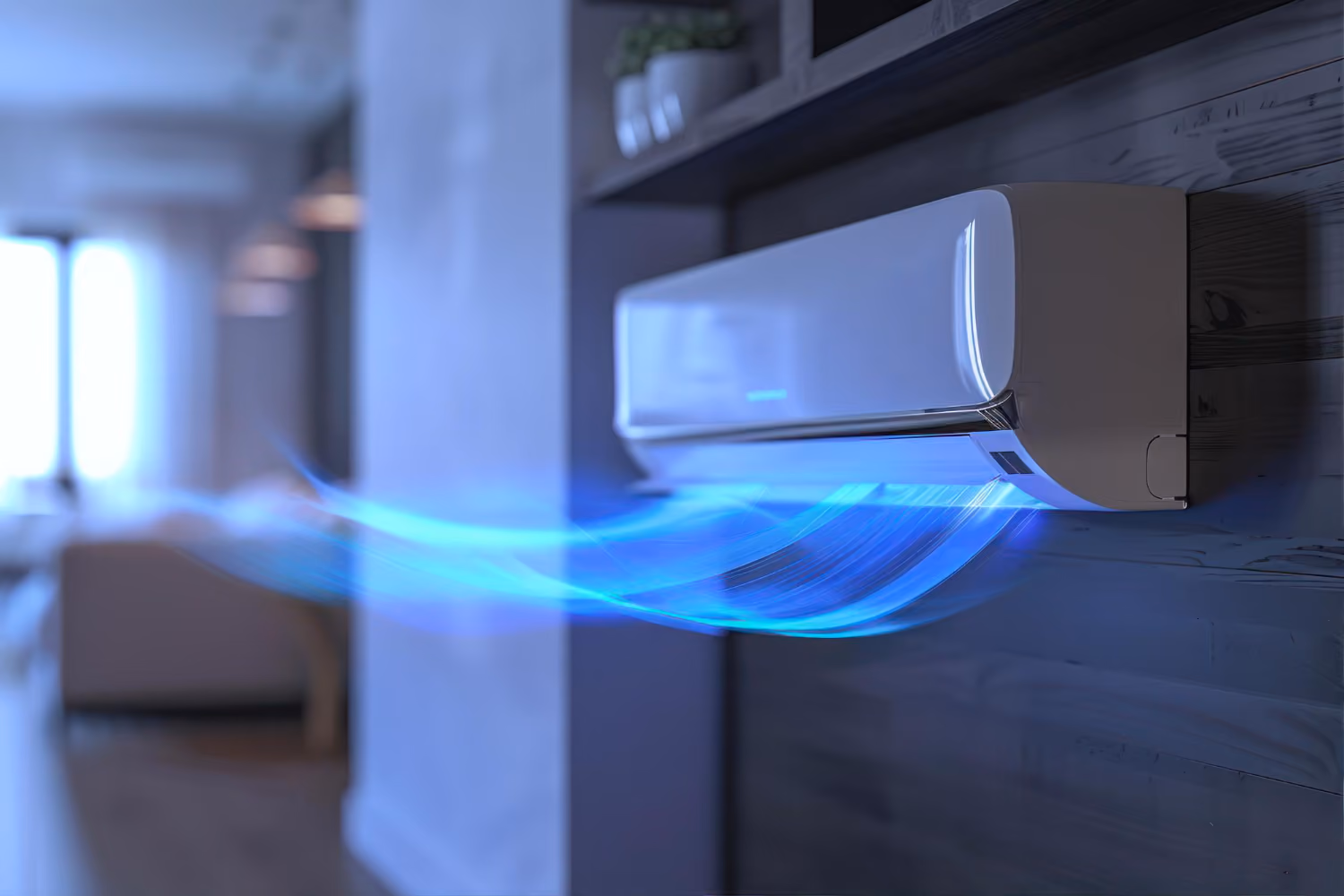 Klimaanlage indoor im Sommer